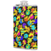 Knallt sich zusammen nahtlos Muster 09 + Ihr Backg Flachmann (Links)