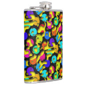 Knallt sich zusammen nahtlos Muster 09 + Ihr Backg Flachmann (Rechts)