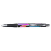 Knallvioletter schwarzer Stift (Rückseite)