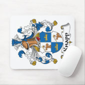Knapp Familienwappen Mousepad (Mit Mouse)
