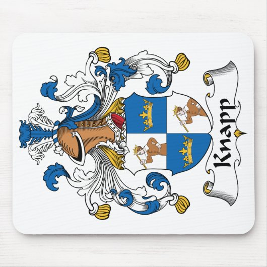 Knapp Familienwappen Mousepad (Vorne)