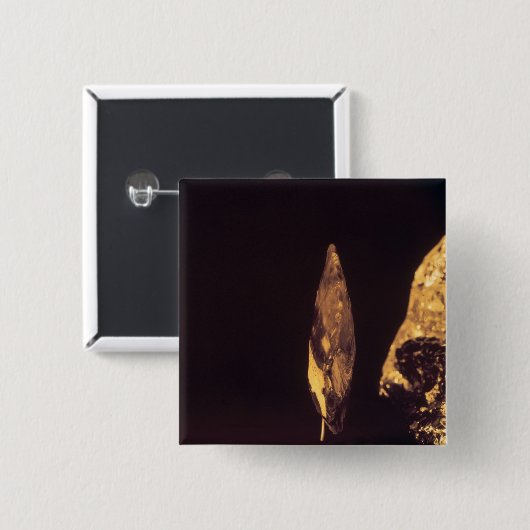 Knapped Axt- oder Stangenkopf Button (Vorne & Hinten)