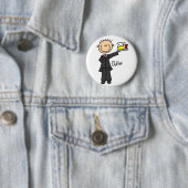 Knappen-Strichmännchen-Knopf Button (Beispiel)
