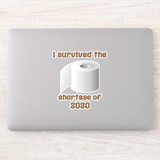 Knappheit an Toilettenpapier Aufkleber (Computer)