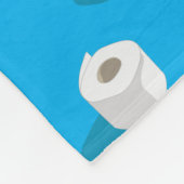 Knappheit an Toilpapier Fleecedecke (Ecke)