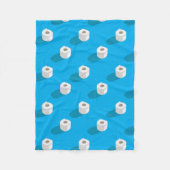 Knappheit an Toilpapier Fleecedecke (Vorderseite)