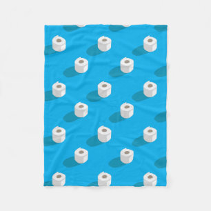 Knappheit an Toilpapier Fleecedecke