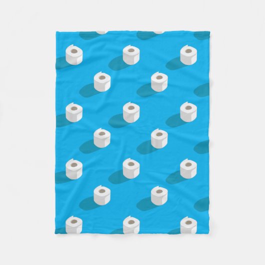 Knappheit an Toilpapier Fleecedecke (Vorderseite)