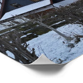 Knappmühle im Winter Poster (Ecke)