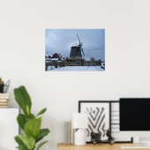 Knappmühle im Winter Poster (Heimbüro)