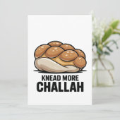 Knead more Challah Juden Backen Ankündigung (Stehend Vorderseite)