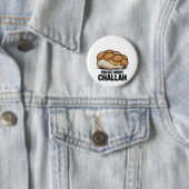 Knead more Challah Juden Backen Button (Beispiel)