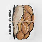 Knead more Challah Juden Backen Geschenkpapier Set (Beispiel)