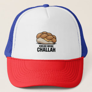 Knead more Challah Juden Backen Truckerkappe
