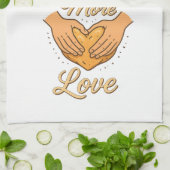 Knead more Liebe Küchentücher (Gefaltet)