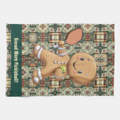 Knead More Pickleball - benutzerdefinierter Text Geschirrtuch (Horizontal)