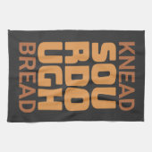 Knead Sourdough Brot Baker Brothersteller Geschirrtuch (Horizontal)