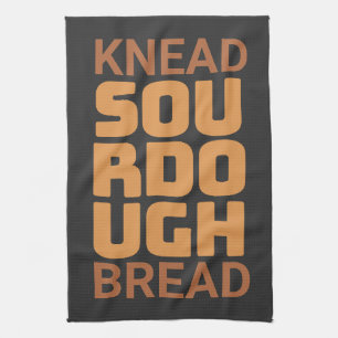 Knead Sourdough Brot Baker Brothersteller Geschirrtuch