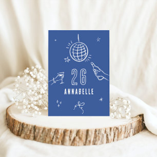 Knechte handgezeichnete Arche Geburtstagsgetränke Einladung