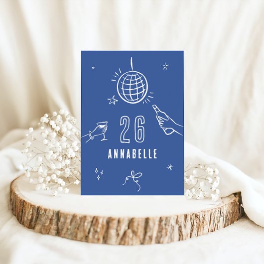 Knechte handgezeichnete Arche Geburtstagsgetränke Einladung