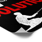 Knee Boarding Aquatic Sport Problem Solution Hobby Poster (Ecke)