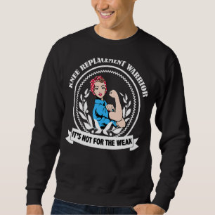 Knee-Ersatz Acl Operation Erholung Warrior Wome Sweatshirt