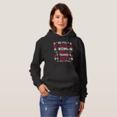Knee-Ersatz Frauen Operation Erholung Hoodie (Vorne ganz)
