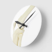 Knee joint model of human leg runde wanduhr (Winkel)