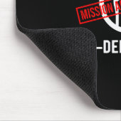 Knee Owner Needed A Change Funny New Knee Replacem Mousepad (Ecke)