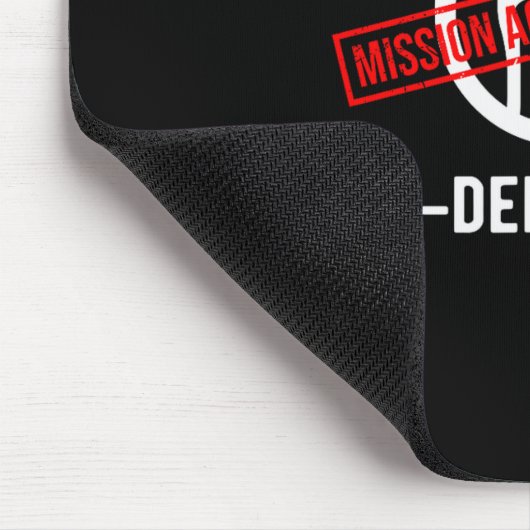 Knee Owner Needed A Change Funny New Knee Replacem Mousepad (Ecke)