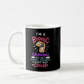 Knee Replacement Bionic Grandma After Surgery Gift Kaffeetasse (Links)