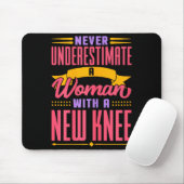 Knee Replacement For Women New Knee Surgery Recove Mousepad (Mit Mouse)