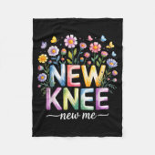 Knee Replacement Recovery Surgery Funny New Knee N Fleecedecke (Vorderseite)