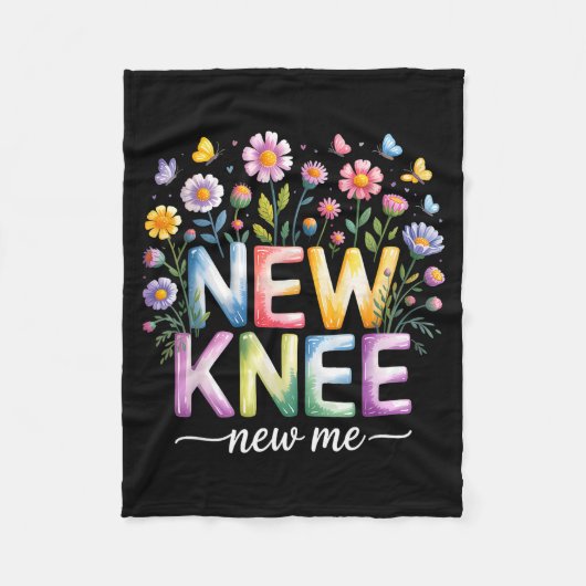 Knee Replacement Recovery Surgery Funny New Knee N Fleecedecke (Vorderseite)