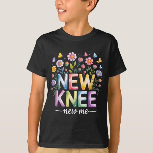 Knee Replacement Recovery Surgery Funny New Knee N T-Shirt (Vorderseite)