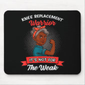 Knee Replacement Warrior Grandma Happy With New Kn Mousepad (Vorne)