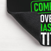 Knee Surgery Completed Recovery Mode Funny Patient Mousepad (Ecke)