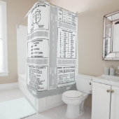 Kneeboard Duschvorhang (Beispiel)