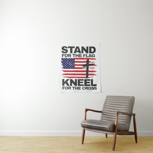 Kneel für das Kreuz Wandteppich (Beispiel)