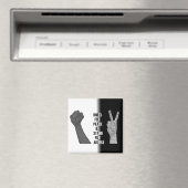 Kneel für Frieden und Stand der Gerechtigkeit Magnet (In Situ (Geschirrspüler))