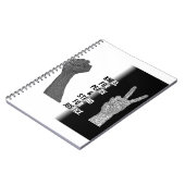 Kneel für Frieden und Stand der Gerechtigkeit Notizblock (Linke Seite)