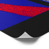 Kneel für Frieden und Stand der Gerechtigkeit Poster (Ecke)