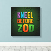 Kneel vor zod leinwanddruck (Insitu (Holzboden))