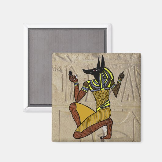 Kneeling Anubis Magnet (Vorderseite/Rückseite)