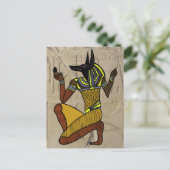 Kneeling Anubis Postcards Postkarte (Stehend Vorderseite)