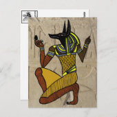 Kneeling Anubis Postcards Postkarte (Vorne/Hinten)