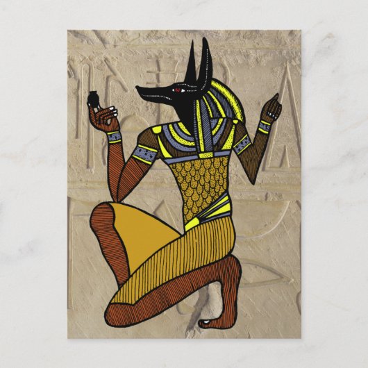 Kneeling Anubis Postcards Postkarte (Vorderseite)
