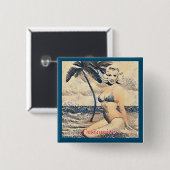 Kneeling Blonde Bikini Modell Thunder_Cove Button (Vorne & Hinten)