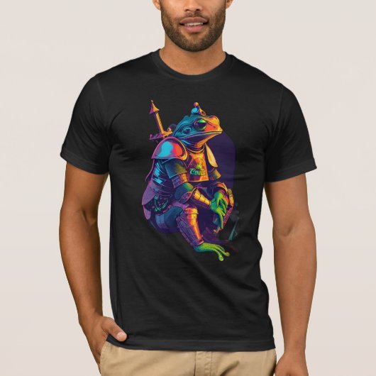 Kneeling Frog Knight T-Shirt (Vorderseite)