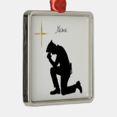 Kneeling Police Officer Weihnachtsschmuck (Rechts)